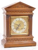 WINTERHALDER & HOFMEIER - EARLY 20TH CENTURY WALNUT MANTEL CLOCK