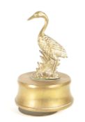 VINTAGE 20TH CENTURY BASS CRANE MUSICAL ORNAMENT.