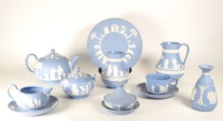 WEDGWOOD - JASPERWARE - COLLECTION OF 20TH CENTURY BISQUE PORCELAIN