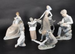 LLADRO / NAO - COLLECTION OF SPANISH PORCELAIN FIGURES