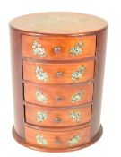 CONTEMPORARY SMALL PROPORTION JEWELLERY BOX