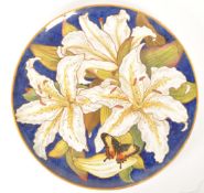 CHARLOTTE SPIERS, BRITISH - MINTON - 19TH CENTURY CERAMIC CHARGER PLATE