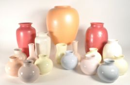 POOLE POTTERY - LARGE COLLECTION OF LATE 20TH CENTURY VASES