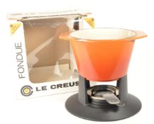 BOXED LE CREUSET FONDUE SET