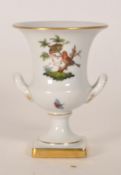 HEREND - ROTHSCHILD PATTERN PORCELAIN URN VASE