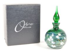 OKRA GLASS - MODERN STUDIO ART GLASS SCENT BOTTLE
