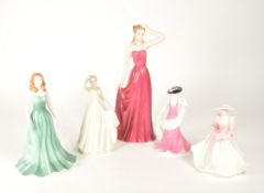 COLLECTION OF LATE 20TH CENTURY CHINA PORCELAIN LADY FIGURES