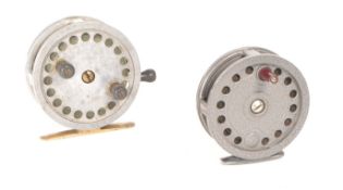 TWO 20TH CENTURY VINTAGE FISHING AND FLY REELS
