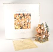 GOEBEL - 1991 PORCELAIN M.J. HUMMEL SPECIAL EDITION ON OUR WAY FIGURE