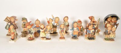 W. GOEBEL - FIFTEEN W GERMAN VINTAGE MID CENTURY HUMMEL FIGURES