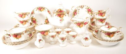 ROYAL ALBERT, OLD COUNTRY ROSES PORCELAIN TEA SERVICE
