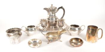 COLLECTION OF 20TH CENTURY SILVER PLATE TABLEWARE