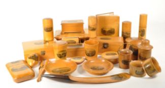 COLLECTION OF 19TH CENTURY SOUTH WEST RELATED MAUCHLINE WARE