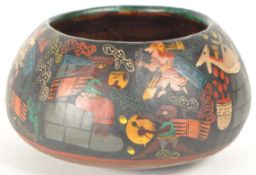 PERUVIAN 19TH CENTURY POTTERY BOWL