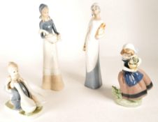 LLADRO - COLLECTION OF SPANISH PORCELAIN FEMALE FIGURES