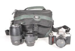 NIKON - VINTAGE F65 35MM SLR CAMERA & LENSES