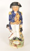 19TH CENTURY STAFFORDSHIRE LORD NELSON TOBY JUG