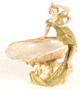 ROYAL DUX, CZECH REPUBLIC - LATE 19TH CENTURY PORCELAIN FIGURE