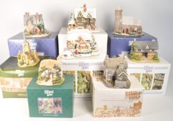 LILLIPUT LANE - EIGHT LATE 20TH / 21ST CENTURY COTTAGE FIGURINES
