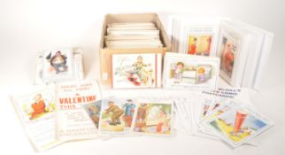 LARGE COLLECTION OF 20TH CENTURY COMICAL RUDE CARTOON POSTCARDS