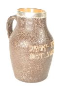 LATE 19TH CENTURY ROYAL DOULTON LAMBETH BLACKJACK JUG VASE