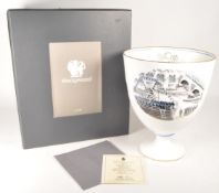 ERIC RAVILIOUS FOR WEDGWOOD - THE BOAT RACE REISSUE VASE