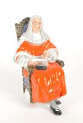 ROYAL DOULTON - 1971 PORCELAIN THE JUDGE CHARACTER FIGURE HN 2443