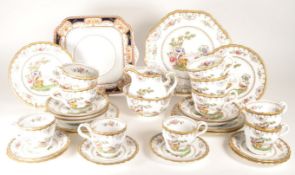 SPODE - EARLY 20TH CENTURY CHELSEA PATTERN CHINA PART TEA SERVICE