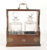 20TH CENTURY CRYSTAL CUT GLASS DECANTER TANTALUS