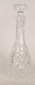 WATERFORD COMERAGH PATTERN CRYSTAL GLASS DECANTER AND STOPPER