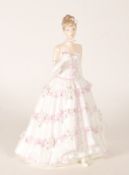 COALPORT - LATE 20TH CENTURY SUMMER ROSE FINE BONE CHINA FIGURE