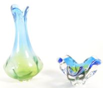 MID CENTURY ROMANIAN STUDIO ART GLASS