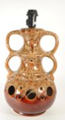 FOSTERS OF NEWLYN - MID CENTURY POTTERY LAMP BASE