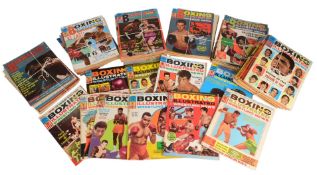 BOXING - LARGE COLLECTION OF VINTAGE MAGAZINES - 1960S - 70S