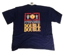 MANCHESTER UNITED - VINTAGE 199OS RETRO NOVELTY MAN UTD FOOTBALL FAN TSHIRT