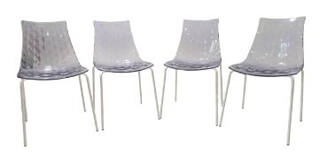 CALLIGARIS - ICE CHAIRS - SET OF FOUR DINING CHAIRS