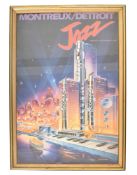 MONTREAU JAZZ FESTIVAL - 1980S JAZZ MUSIC FESTIVAL POSTER