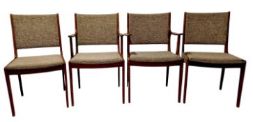 JOHANNES ANDERSEN FOR ULDUM - MATCHING SET OF FOUR DINING CHAIRS