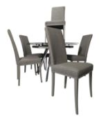 GIRO BY BONTEMPI CASA - HIGH-END ITALIAN DINING TABLE AND CHAIRS
