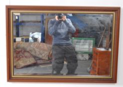 LARGE REPRODUCTION OVER MANTEL MIRROR