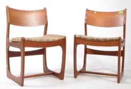 PORTWOOD FURNITURE - PAIR OF MID CENTURY TEAK DINING CHAIRS