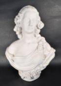 LATE 20TH CENTURY ITALIAN PLASTER WOMAN'S BUST