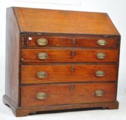 19TH CENTURY GEORGE III MAHOGANY BUREAU