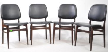 DANISH MODERN DESIGN - SET OF FOUR 20TH CENTURY DINING CHAIRS