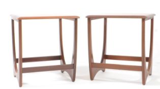 G-PLAN - PAIR OF MID CENTURY TEAK SIDE TABLES