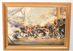 D B WITHERS - LATE 20TH CENTURY OIL ON BOARD PAINTING