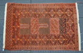 AFGHAN TURKMEN ART DECO CARPET FLOOR RUG