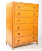 QUEEN ANNE REVIVAL MAPLE CHEST OF DRAWERS