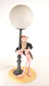20TH CENTURY VINTAGE ITALIAN PINK PANTHER NOVELTY TABLE LAMP