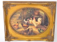 VINTAGE EARLY 20TH CENTURY OLEOGRAPH PAINTING